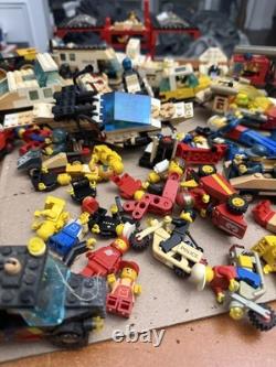 Vintage 1980's Lego Mini Figs and big lot Legos Vehicles NASA Police etc