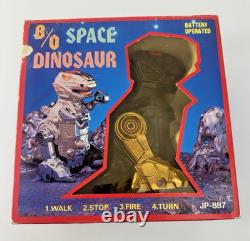 Vintage 1980s B/O Space Dinosaur Toy MDL JP-887 TOMY Starriors like NIB