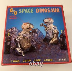 Vintage 1980s B/O Space Dinosaur Toy MDL JP-887 TOMY Starriors like NIB