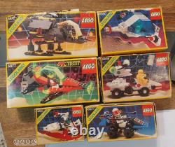 Vintage 1980s LEGO Classic Space Lot of 6 Sets with original Boxes & Instructions
