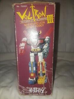 Vintage 1981 Matchbox Voltron III Miniature Lion Space Robot one Owner Rare