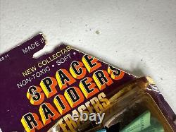 Vintage 1981 Space Raiders Erasers, Collectible Figurines, Sci-Fi Toy Series #4