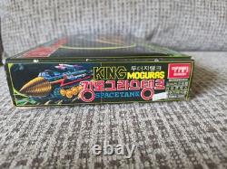 Vintage 1982 Academy King Space Tank Moguras Motorized Plastic Model Kit #3000