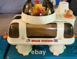 Vintage 1984 Playmates Play World Space Station Command Center×2 With Extras Lot