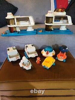 Vintage 1984 Playmates Play World Space Station Command Center×2 With Extras Lot