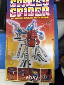 Vintage 1985 Battery Talbot Toys Walking Spacey Spider Space Complete NIB