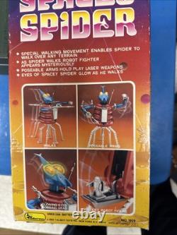 Vintage 1985 Battery Talbot Toys Walking Spacey Spider Space Complete NIB