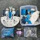 Vintage 1986 Construx Fisher Price #6455 Galaxy Voyager Space Series + Extras