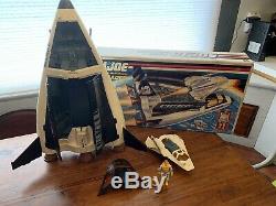 Vintage 1989 GI Joe Crusader Space Shuttle Avenger Scout Craft With Payload In Box