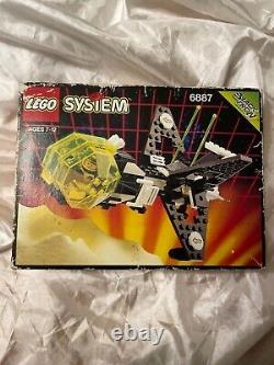 Vintage 1992 LEGO Space Blacktron # 6887 allied Avenger unused box Please read