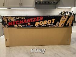 Vintage 1993 MTH Robby Space Patrol Mystery Action Battery Op Mechanized Robot