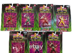 Vintage 1994 Mighty Morphin Power Rangers 3 Collectible Figures FULL SET SEALED
