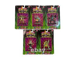 Vintage 1994 Mighty Morphin Power Rangers 3 Collectible Figures FULL SET SEALED