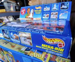 Vintage 1996 Hot Wheels Mega-rig Space Shuttle Transporter 16757 New Sealed Box
