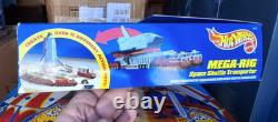 Vintage 1996 Hot Wheels Mega-rig Space Shuttle Transporter 16757 New Sealed Box