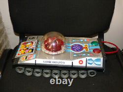 Vintage 5 Base Anti-ufo 5 Space Tank Battery Operated Toy By Rele Made In Italy
