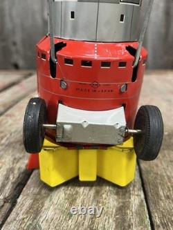 Vintage 60's Nomura T. N. Solar X S-X7 Battery Operated Space Rocket Tin Toy