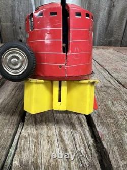 Vintage 60's Nomura T. N. Solar X S-X7 Battery Operated Space Rocket Tin Toy