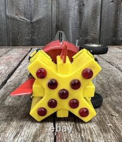 Vintage 60's Nomura T. N. Solar X S-X7 Battery Operated Space Rocket Tin Toy
