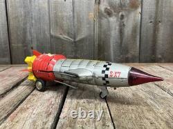 Vintage 60's Nomura T. N. Solar X S-X7 Battery Operated Space Rocket Tin Toy