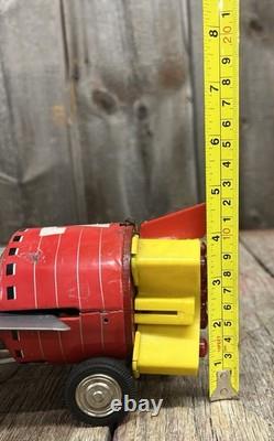 Vintage 60's Nomura T. N. Solar X S-X7 Battery Operated Space Rocket Tin Toy