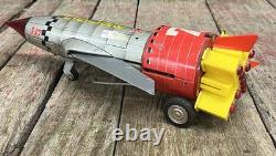 Vintage 60's Nomura T. N. Solar X S-X7 Battery Operated Space Rocket Tin Toy