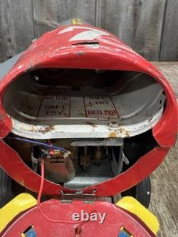 Vintage 60's Nomura T. N. Solar X S-X7 Battery Operated Space Rocket Tin Toy