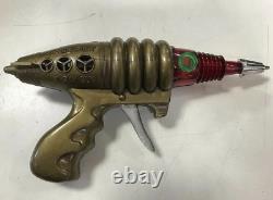 Vintage 60's Taiyo Japan Friction Space Pilot X Ray Gun With BOX Tested