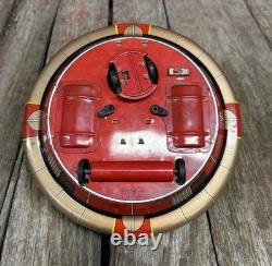 Vintage 60s Battery Op Litho Planet Y Nomura Japan Space Commander Station Toy