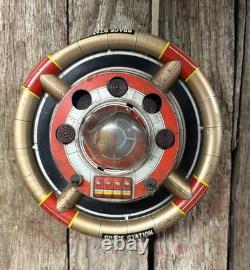 Vintage 60s Battery Op Litho Planet Y Nomura Japan Space Commander Station Toy
