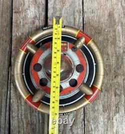 Vintage 60s Battery Op Litho Planet Y Nomura Japan Space Commander Station Toy
