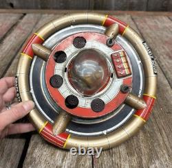 Vintage 60s Battery Op Litho Planet Y Nomura Japan Space Commander Station Toy