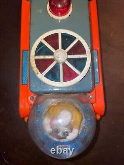 Vintage 60s Moon Explorer Gakken Toy Japan Space Tin Litho Astronaut READ