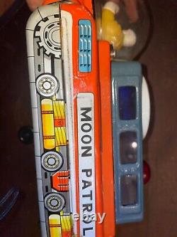 Vintage 60s Moon Explorer Gakken Toy Japan Space Tin Litho Astronaut READ