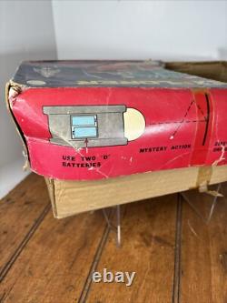 Vintage 60s Moon Explorer Gakken Toy Japan Space Tin Litho With Box Astronaut