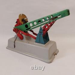 Vintage 62DDR Germany MSB Launch pad Rocket Station Space Launc Battery Tin Toy