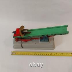 Vintage 62DDR Germany MSB Launch pad Rocket Station Space Launc Battery Tin Toy