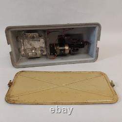 Vintage 62DDR Germany MSB Launch pad Rocket Station Space Launc Battery Tin Toy
