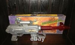 Vintage 70's Space Ray Gun Rifle Battery Operated Argentina Gun Space Toy Nib