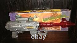 Vintage 70's Space Ray Gun Rifle Battery Operated Argentina Gun Space Toy Nib