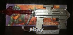 Vintage 70's Space Ray Gun Rifle Battery Operated Argentina Gun Space Toy Nib