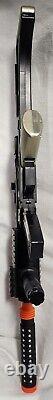 Vintage 90's Toy Machine Gun withLights Sound & Moving Ammo Clip M16 Space Pistol
