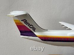 Vintage AirCal British Aerospace 146-200 Space Models Metal Airplane AS IS