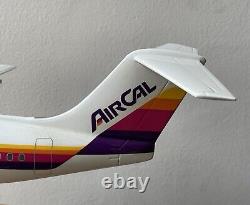 Vintage AirCal British Aerospace 146-200 Space Models Metal Airplane AS IS