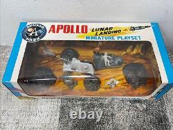 Vintage Apollo Lunar Landing Miniature Playset by Marx 1970 NASA Space Toy NEW