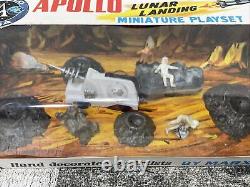 Vintage Apollo Lunar Landing Miniature Playset by Marx 1970 NASA Space Toy NEW