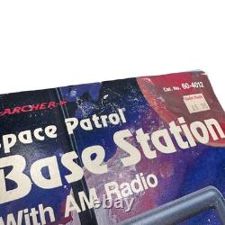 Vintage Archer Space Patrol Base Station with AM Radio 70s Gray Toy 60-4012 New