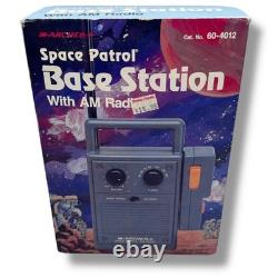 Vintage Archer Space Patrol Base Station with AM Radio Gray 70s Toy 60-4012 New