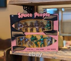 Vintage Archer Space People Large Boxed Set No. 198 NOS- Original Box C1955 Box A