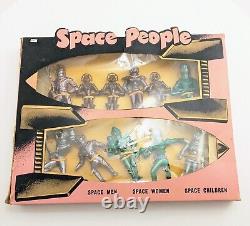 Vintage Archer Space People Large Boxed Set No. 198 NOS- Original Box C1955 Box A